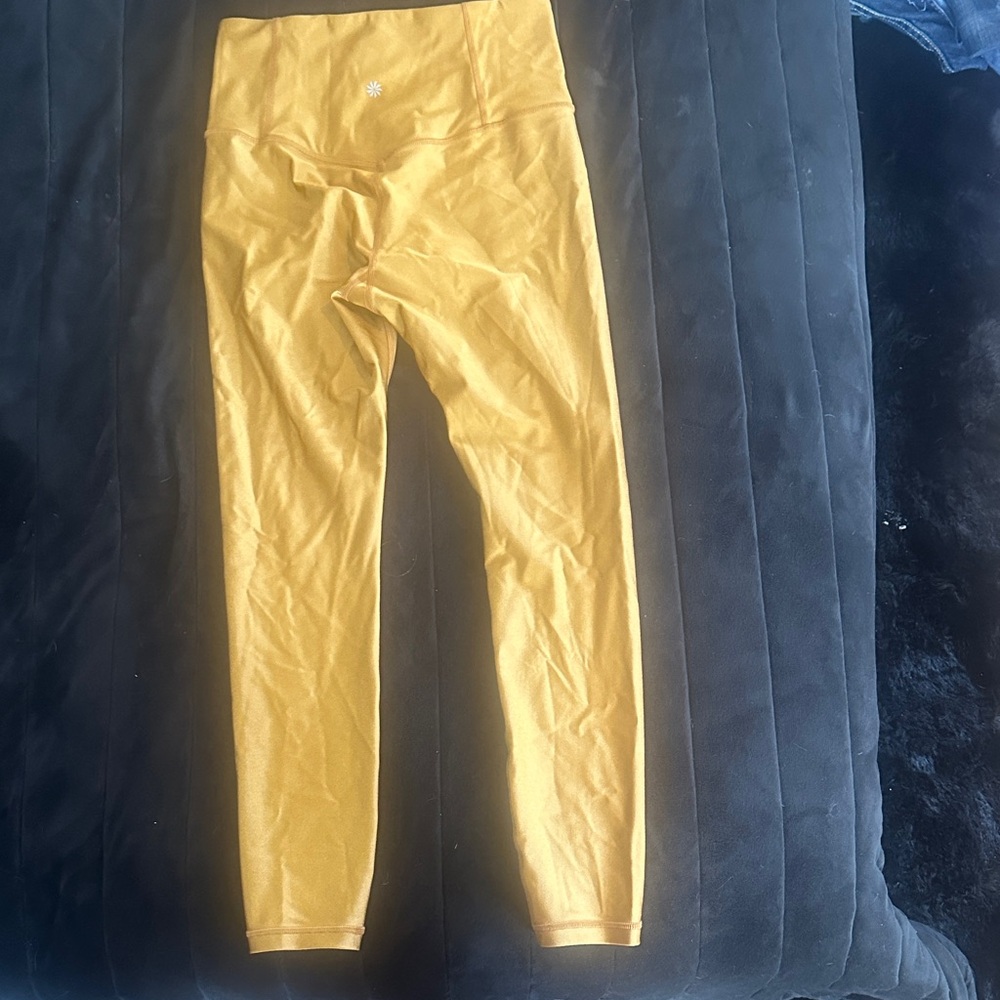 Athleta Kids Leggings in Mustard Yellow